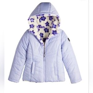 Madden Girl Reversable Lavender Puffer Jacket for Kids